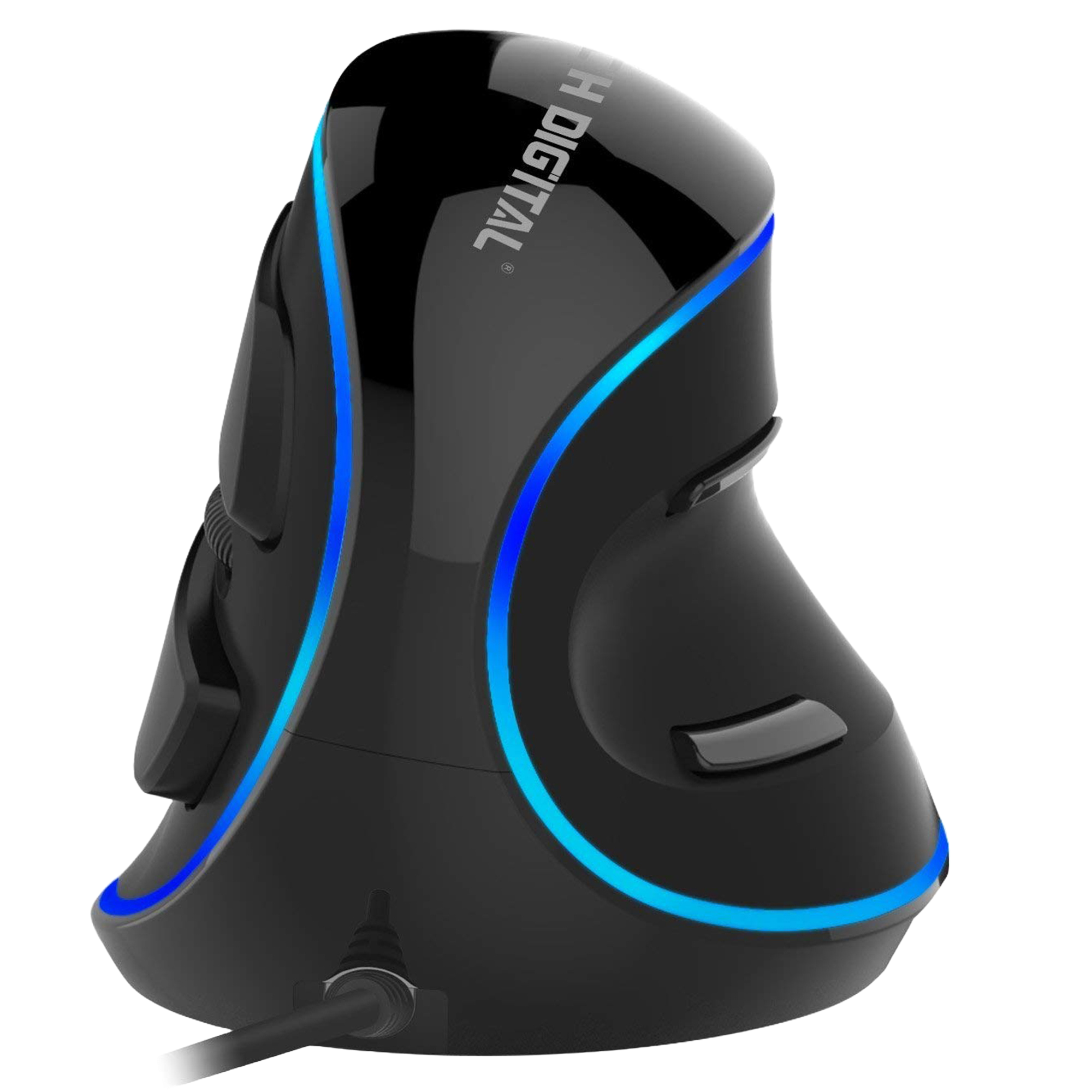Wired Vertical Ergonomic Mouse with Removable Palm Rest
