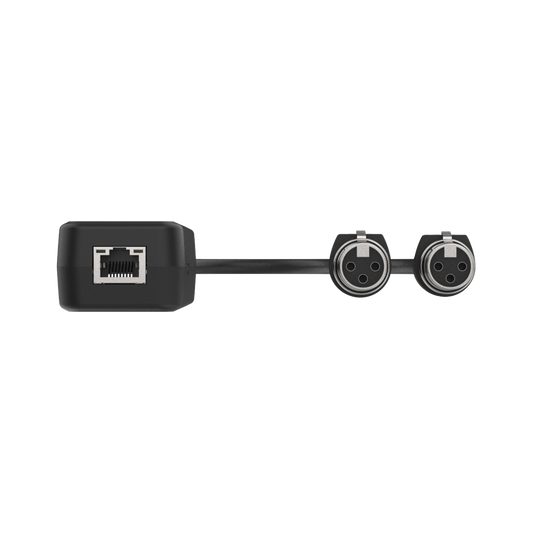 xlr to dante adapter converter ports overview