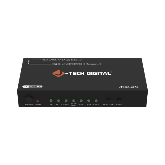 J-Tech Digital HDMI & ARC Audio Extractor on a white background