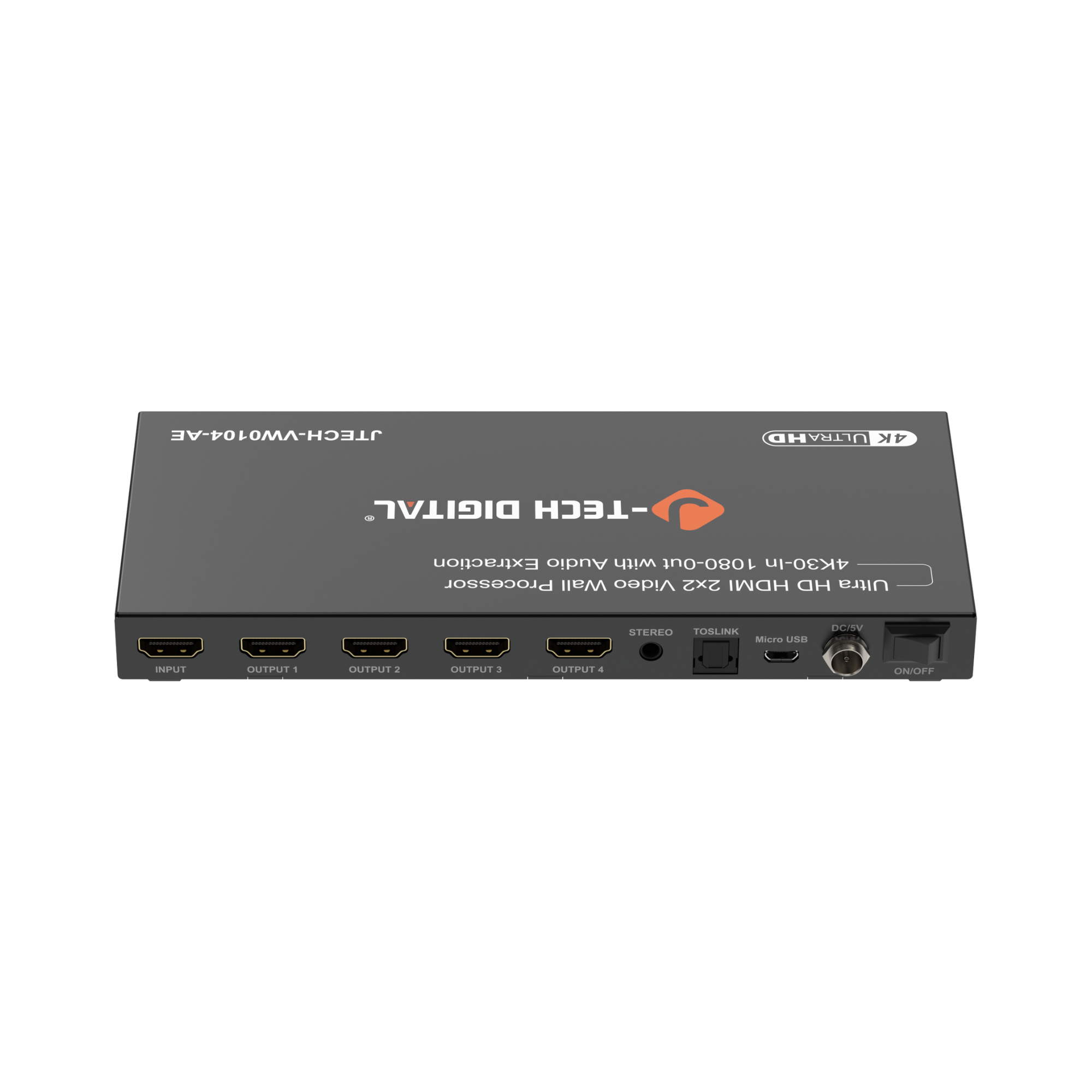 2x2 4k hdmi video wall controller processor back ports