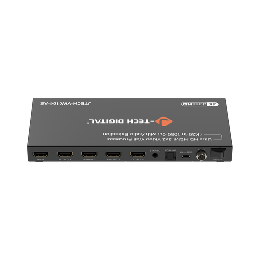2x2 4k hdmi video wall controller processor back ports