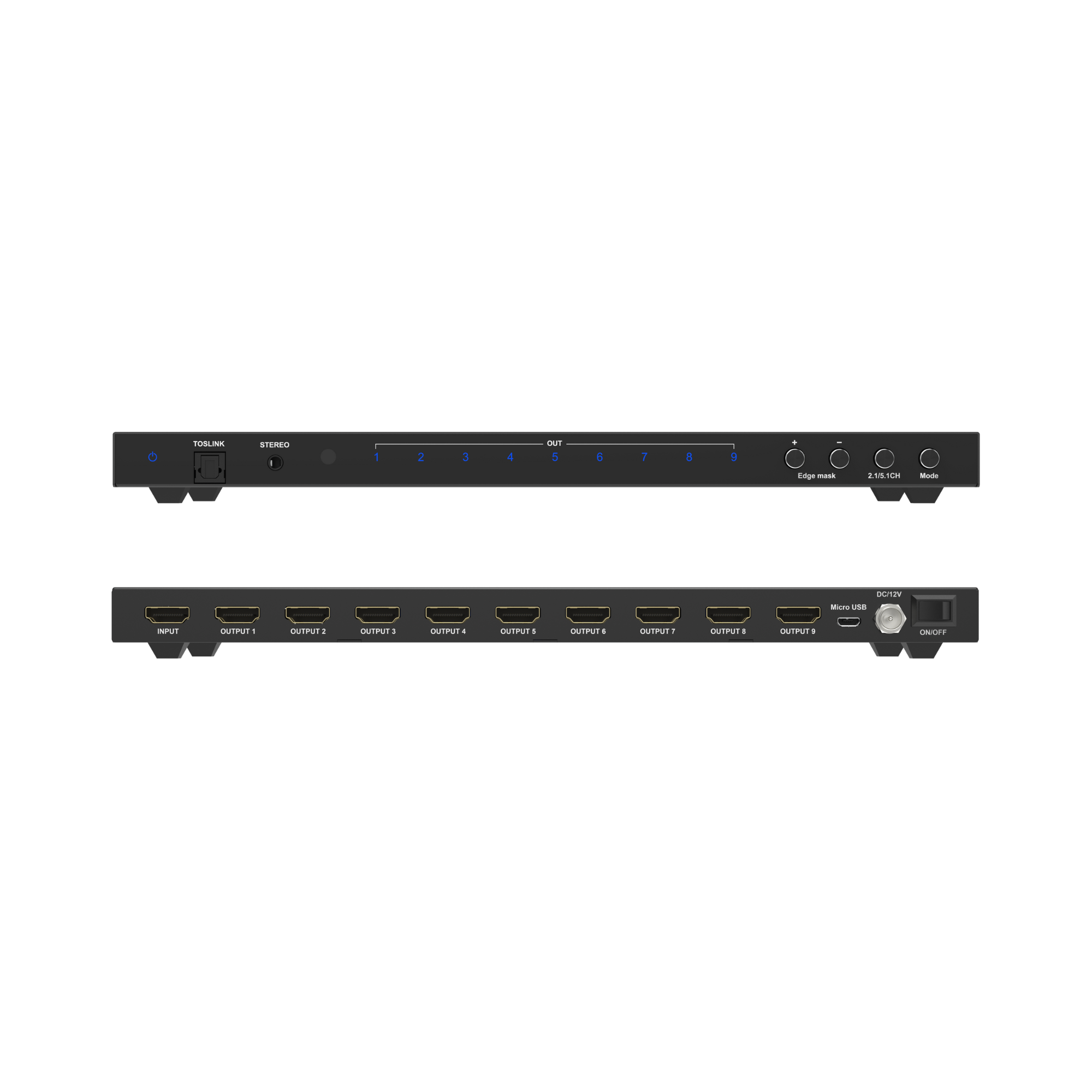 4k 3x3 hdmi video wall controller processor ports overview
