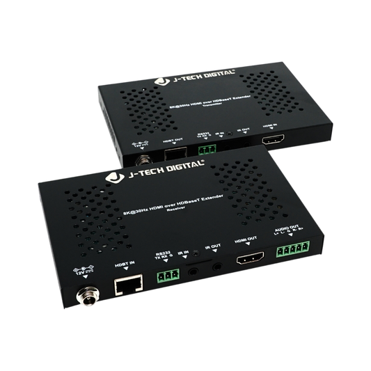 jtd-3280 8k hdmi extender transmitter and receiver kit