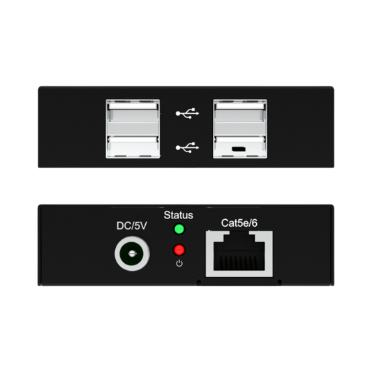 usb 2.0 extender receiver unit ports overview