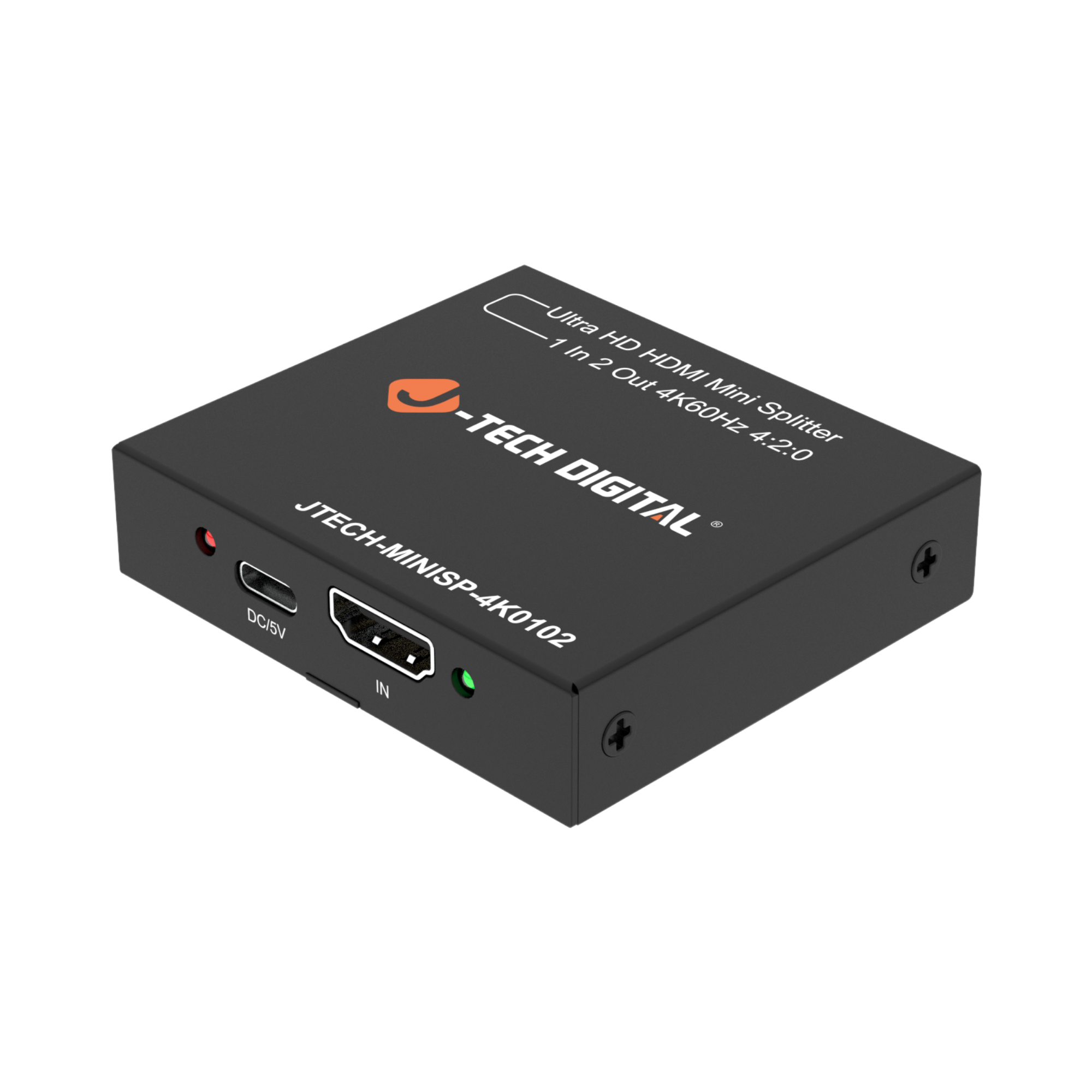 JTECH DIGITAL HDMI mini splitter on a white background