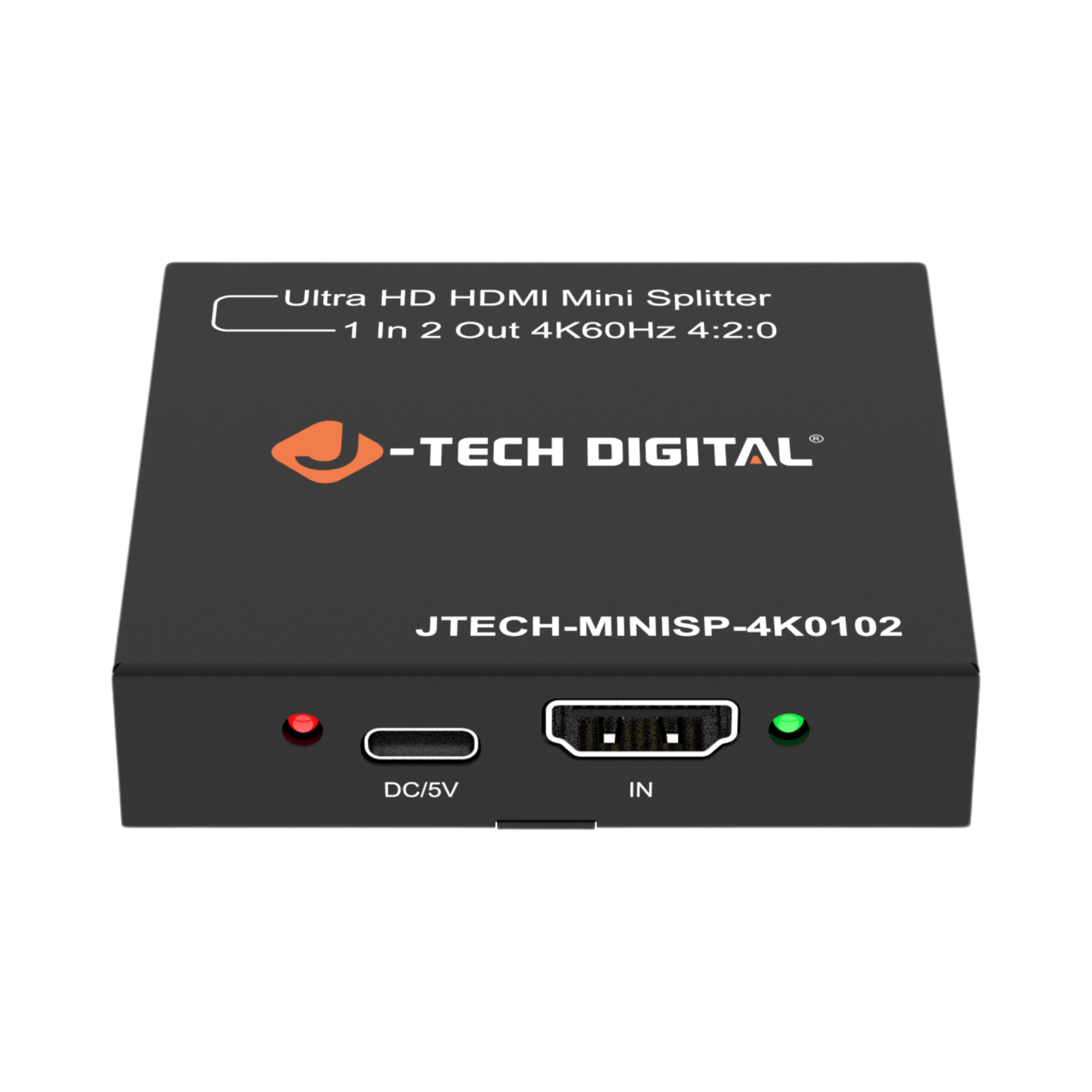 J-Tech Digital Ultra HD HDMI Mini Splitter on a white background