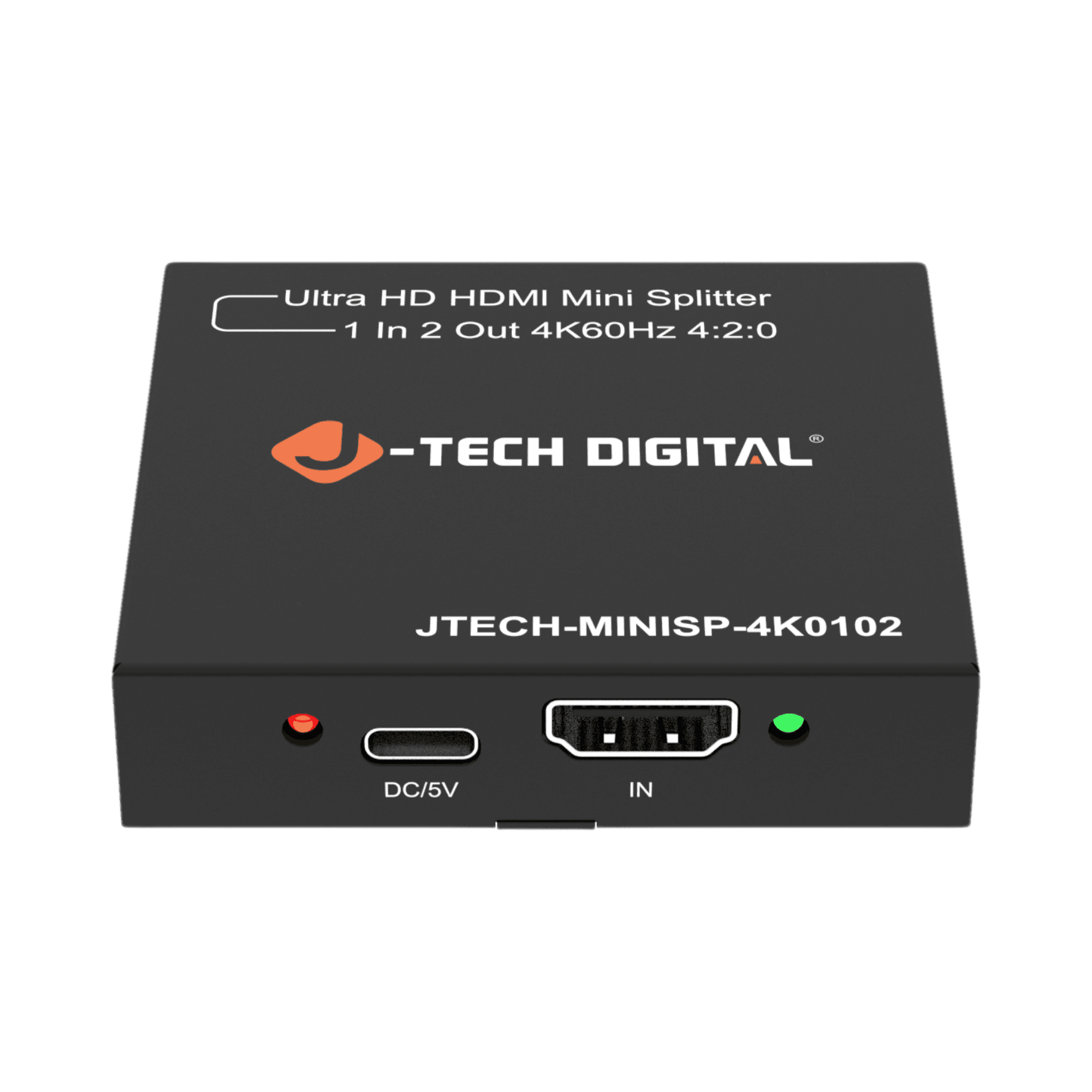 J-Tech Digital Ultra HD HDMI Mini Splitter on a white background