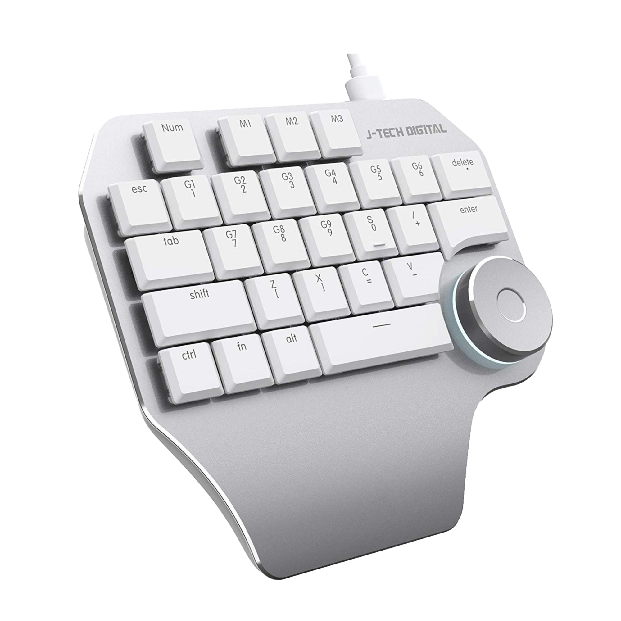 Customizable Mechanical Keyboard Keypad with Multi-Function Dial