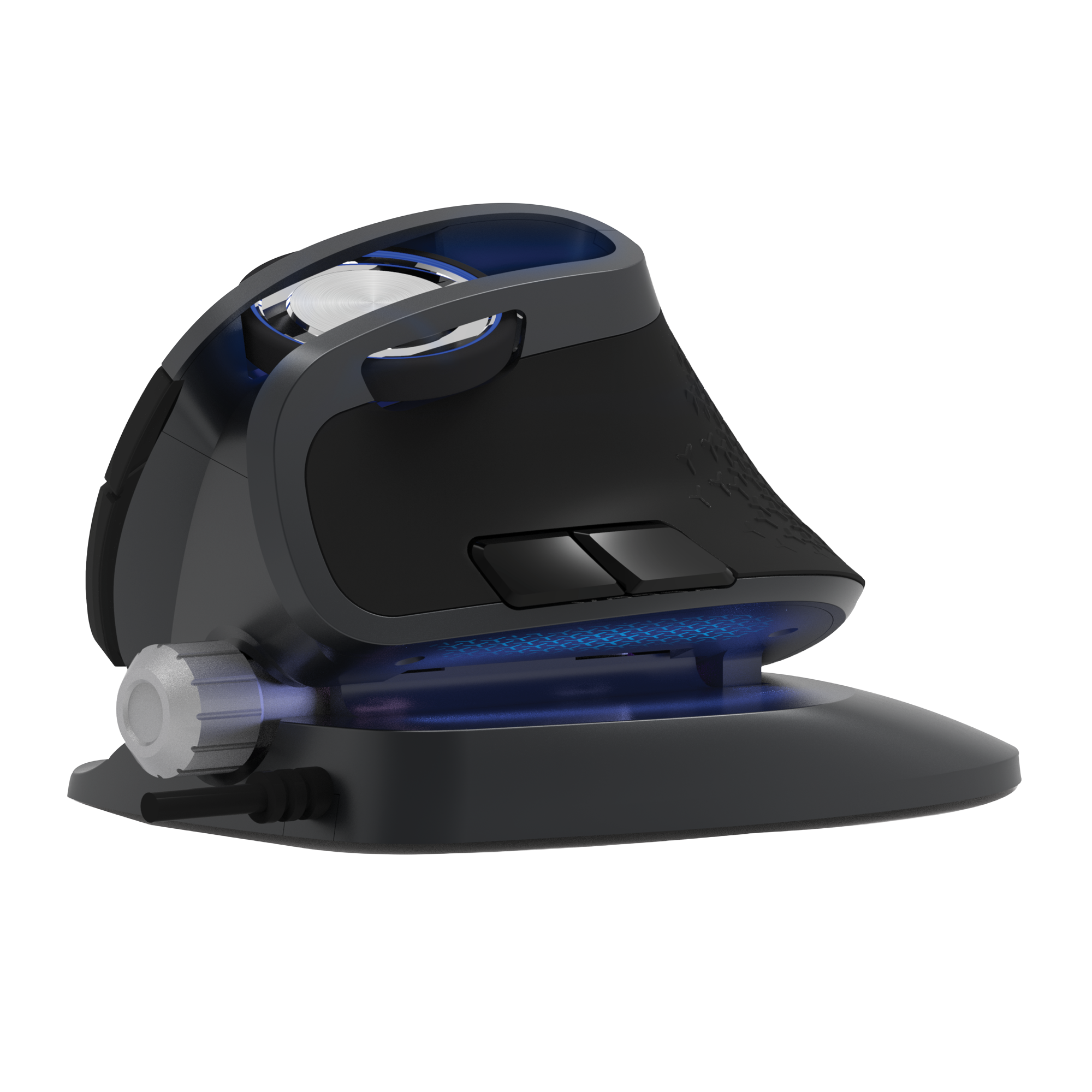 Wired Vertical Ergonomic Mouse for Large Hands with Adjustable Tilt