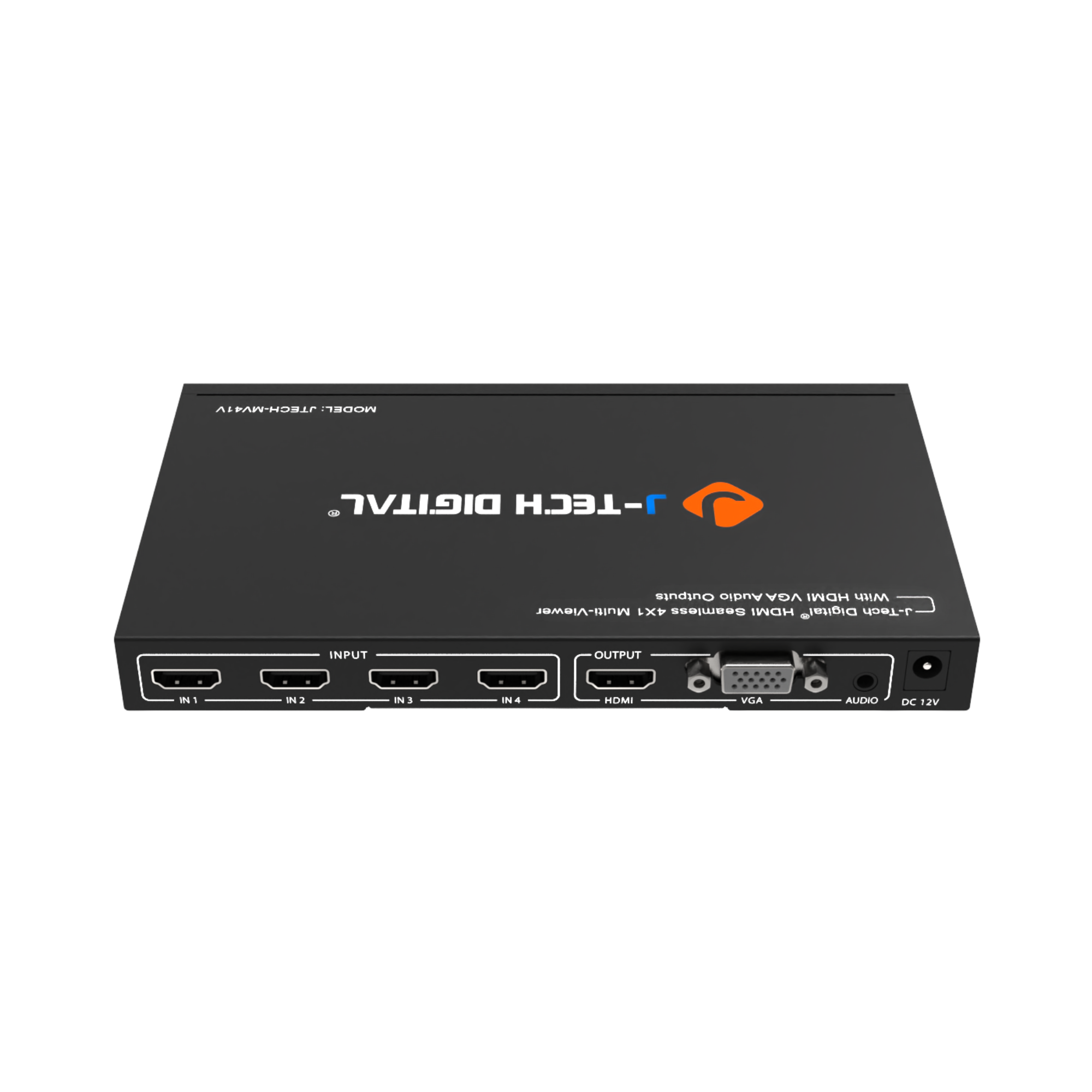 HDMI 4x1 Multiviewer: Connect and display 4 HDMI devices at once, offering custom multi-view modes and simultaneous HDMI & VGA outputs for versatile setups.