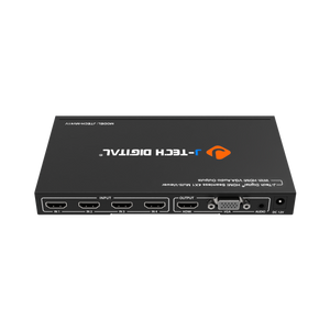 1080P 60Hz 4x1 Multiviewer with HDMI and VGA Outputs | JTECH-MV41V