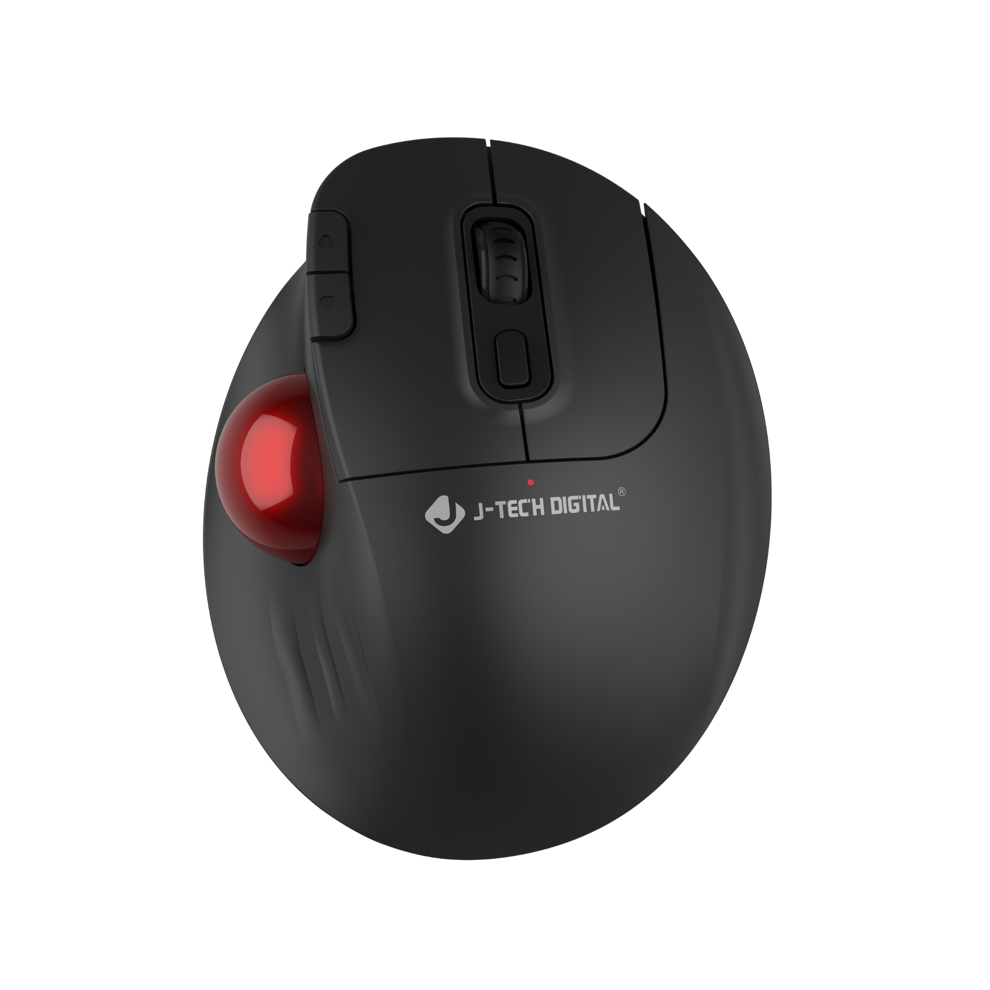 Wireless Ergonomic Trackball Mouse with Thumb Control