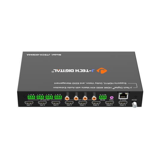 Professional 4K HDMI Matrix Switcher with Audio De-Embedding and EDID Management