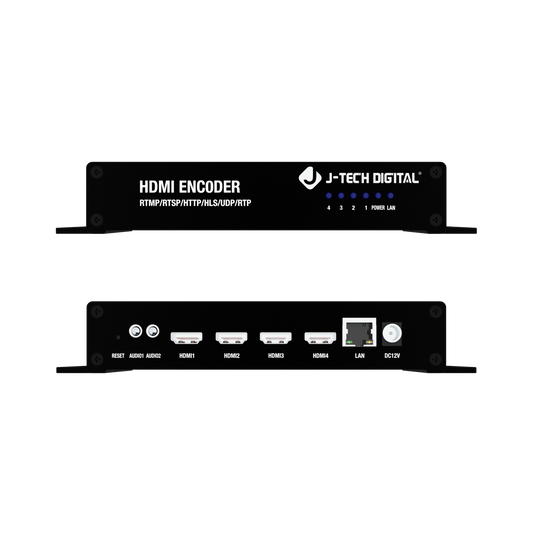 4 Individual Simultaneous Livestreams HDMI Video Encoder