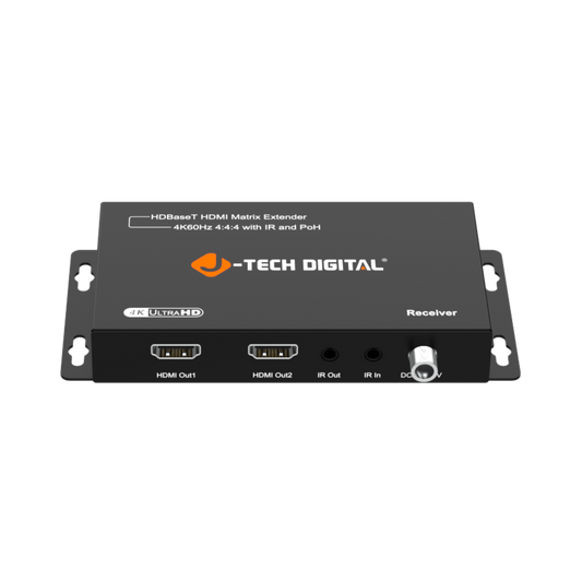 Multi-Input 4K Presentation Switch with Analog Audio Embedding and De-Embedding