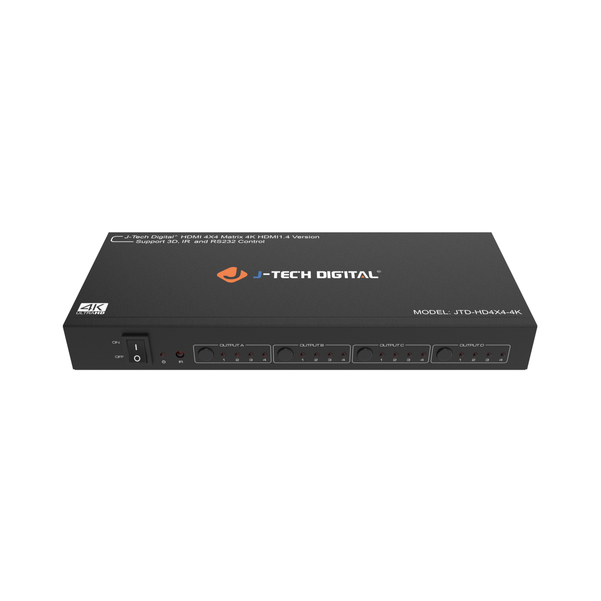 4x4 HDMI Matrix Switcher 4K 30Hz