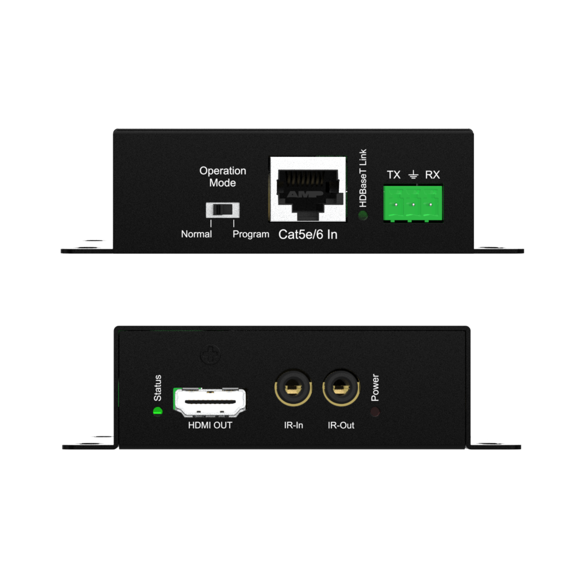 HDMI 2.0 extender with HDCP 2.2 support for high-quality AV transmission over Ethernet